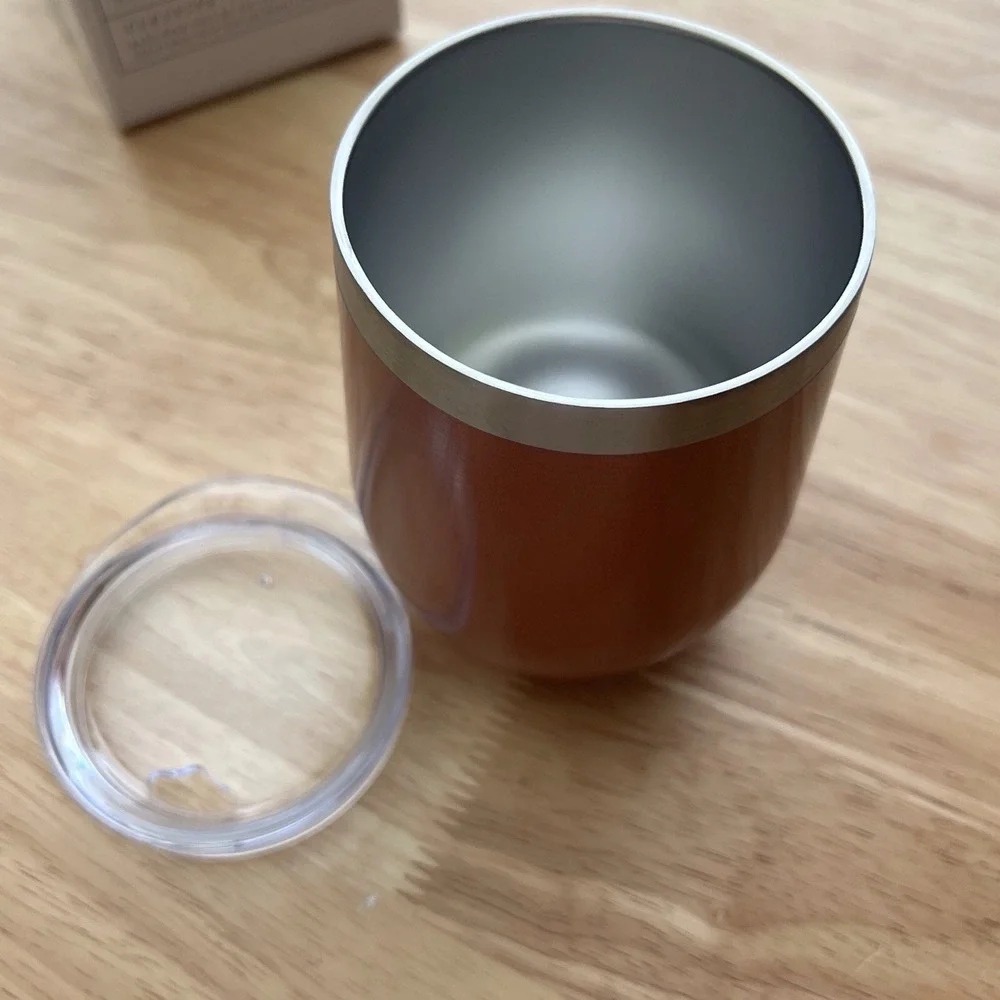 12oz Wine Tumbler‎ Stainless Steel Sip Lid Vacuum Double Wall Insulated Cup